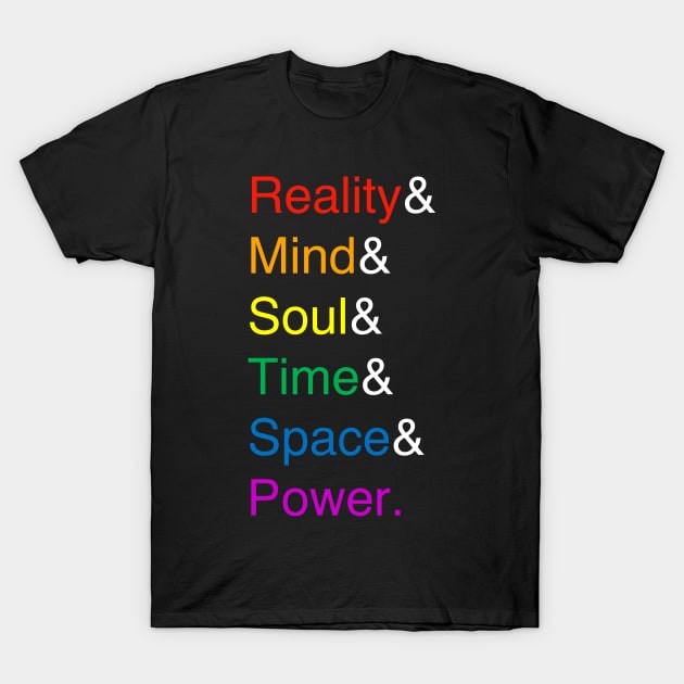 Helvetica Infinity Gems & T-Shirt by SolarSailor